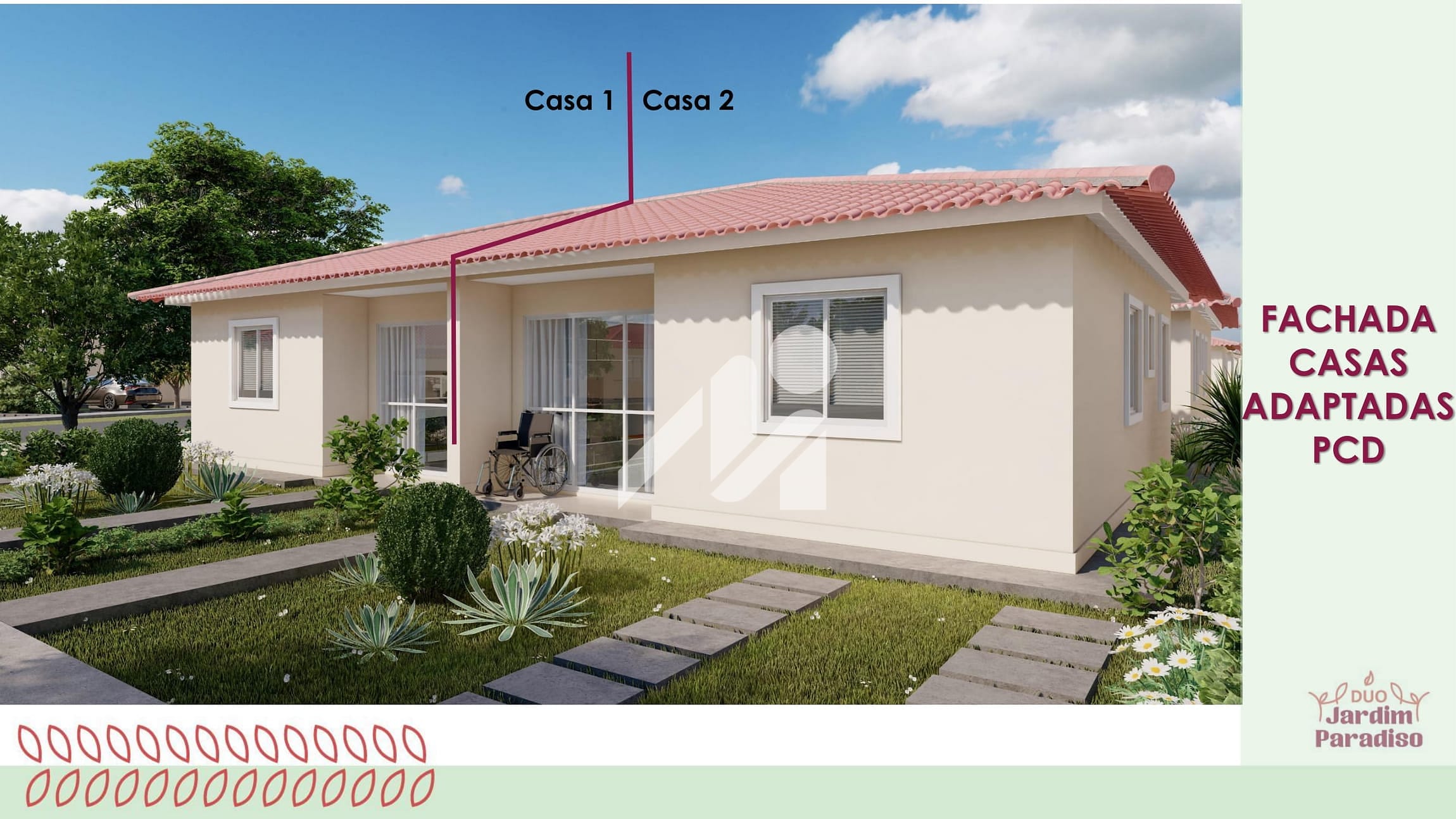 Imagem de Casa à venda no Residencial Duo Jardim Paradiso, no Bairro Jatobá, Vitória da Conquista, BA (em construção)