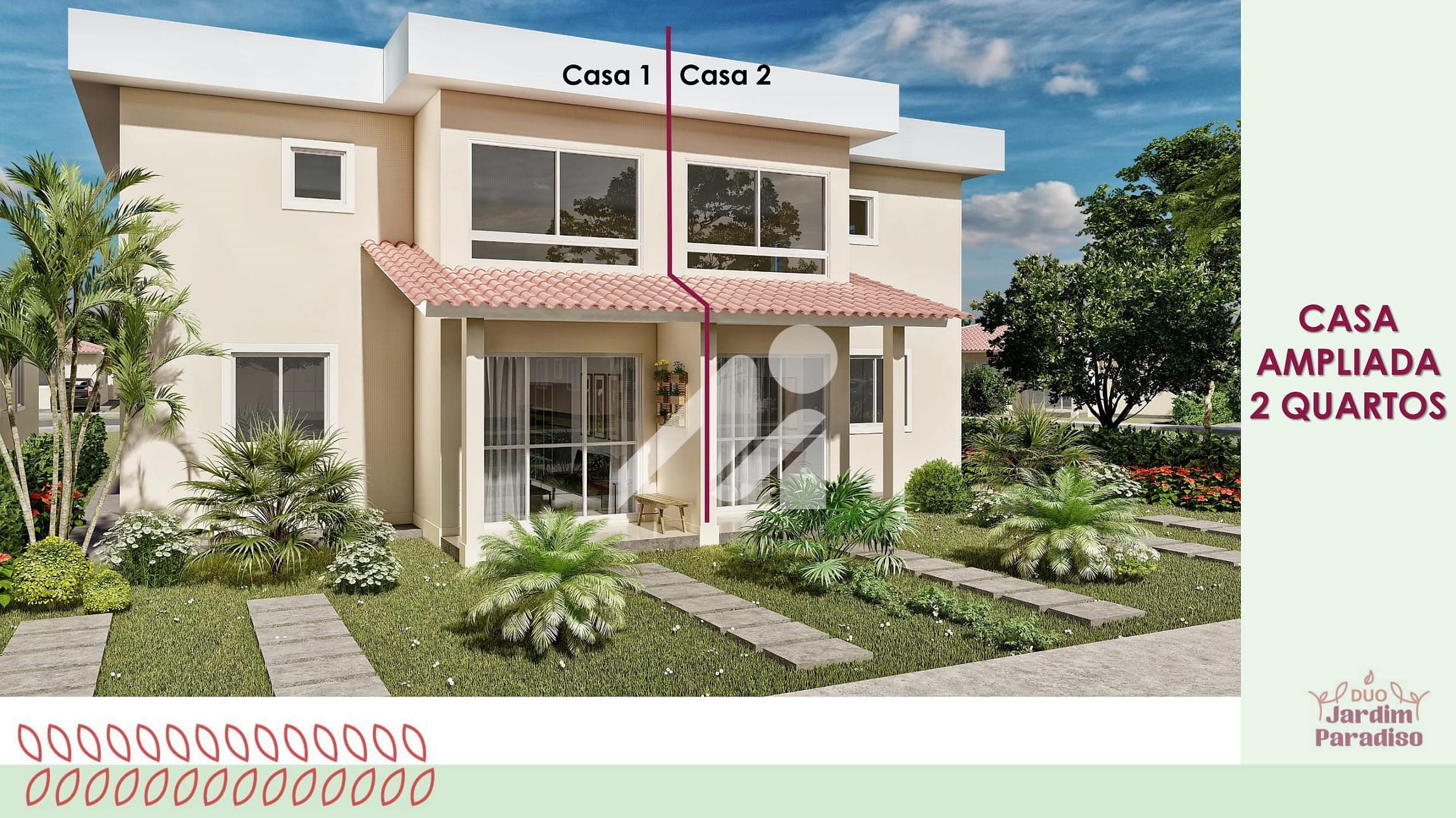 Imagem de Casa à venda no Residencial Duo Jardim Paradiso, no Bairro Jatobá, Vitória da Conquista, BA (em construção)