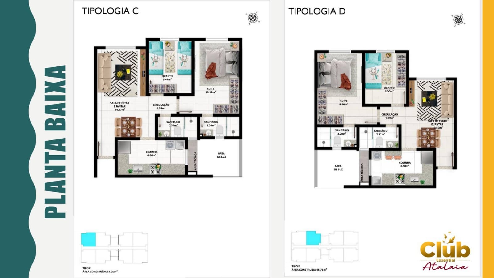 Imagem de Apartamento à venda Club Essential Atalaia (em construção)