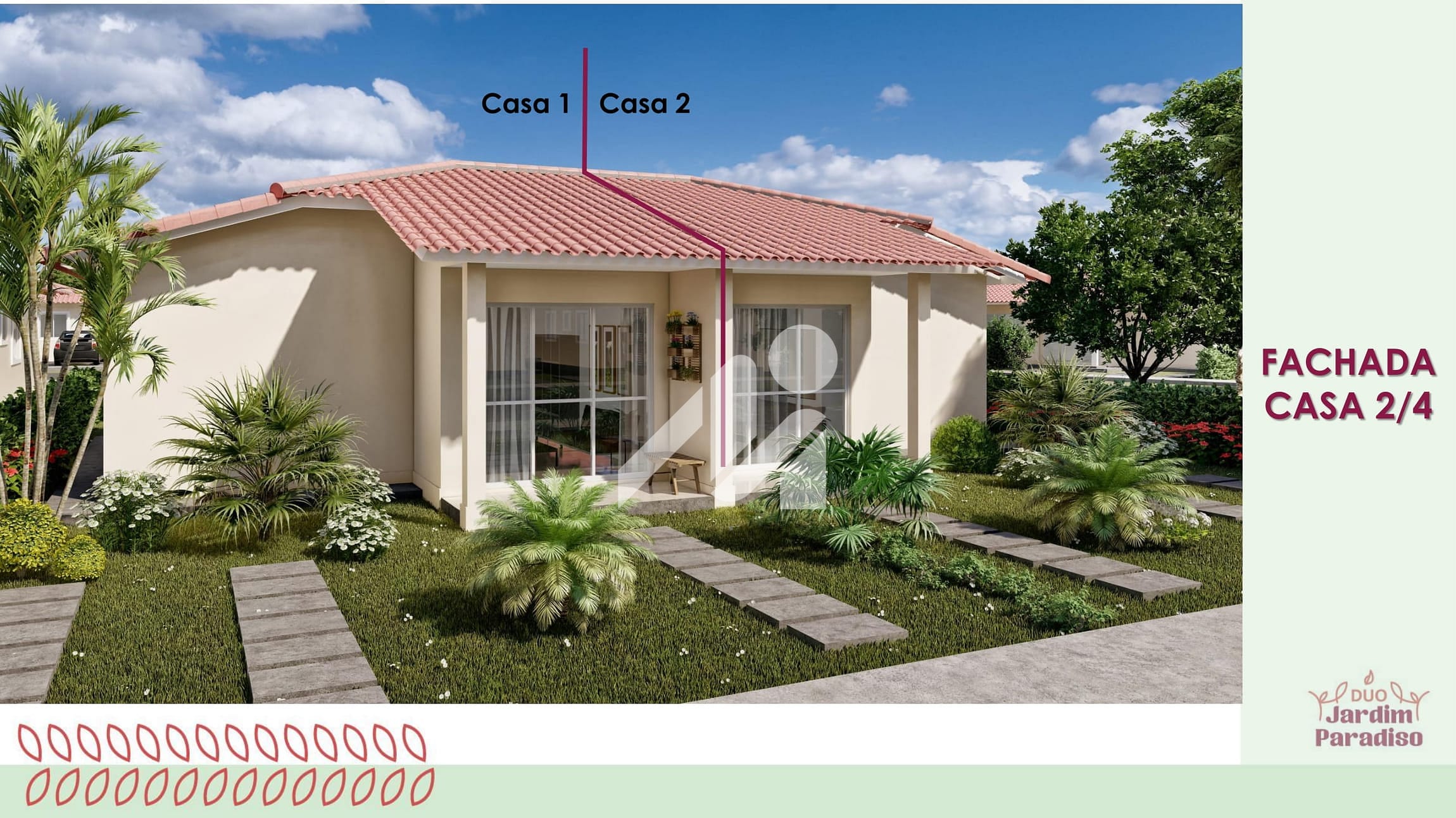 Imagem de Casa à venda no Residencial Duo Jardim Paradiso, no Bairro Jatobá, Vitória da Conquista, BA (em construção)